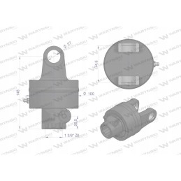 Vienpusė sankaba, dešinysis velenas, serija 3r 1 3