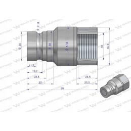 G1 BSP Warynski sauso atjungimo greitoji jungtis