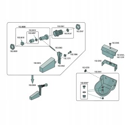 Aukšto slėgio plūdinis vožtuvas modeliui 130p