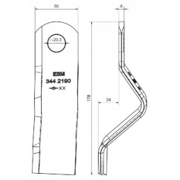 Plaktuvo ašmenys pr