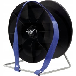 Plastikinė vyniojama ritė su stabiliu būgnu