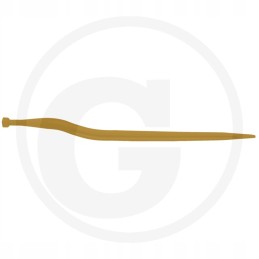 Krautuvas, išlenktas 60 mm, dvigubas T 36 profilis