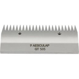 Viršutiniame skustuvo ašmenyse yra 23 dantys