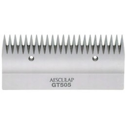 Viršutiniame skustuvo ašmenyse yra 23 dantys