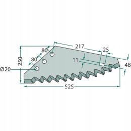 Tiekimo vagono ašmenys 527527335