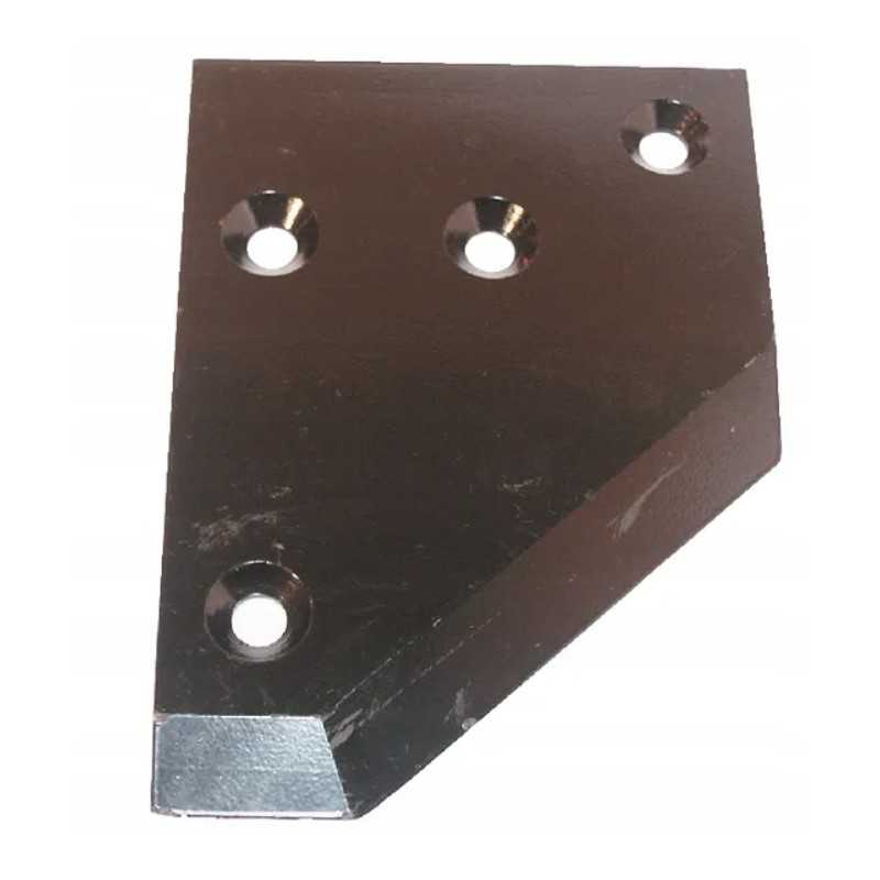 KM100086r pašarų vagono geležtė 160x220x8 mm dešinė