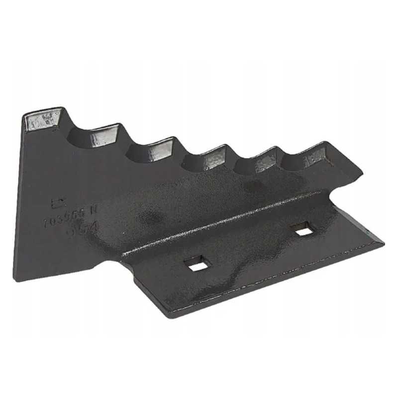 703955n dešiniojo padavimo vagono peilis, storis 5 mm