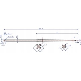 Krautuvas tiesus žvaigždės profilis 35x1200mm