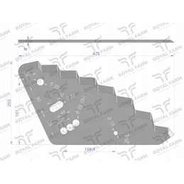 Pašarų vagono peilį naudoja Mayer Standard Royal FA