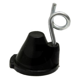 Pakaitinis izoliatorius ovaliam tvoros piketui