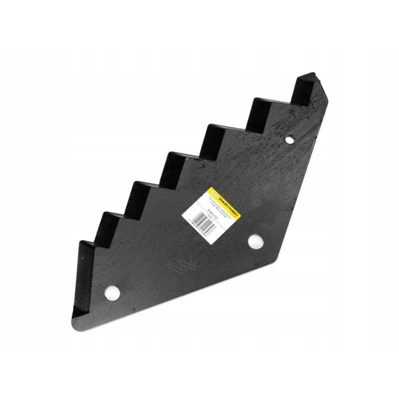 Pašarų vagono geležtė naudojama su trioletu stollu Warynski