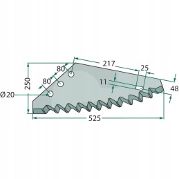 Peilis grūdintas 6 mm sukepintu karbidu