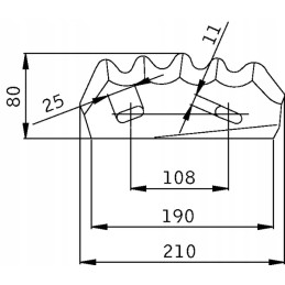 Strautmann kairiojo segmento peilis