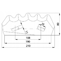 Strautmann dešiniojo segmento peilis