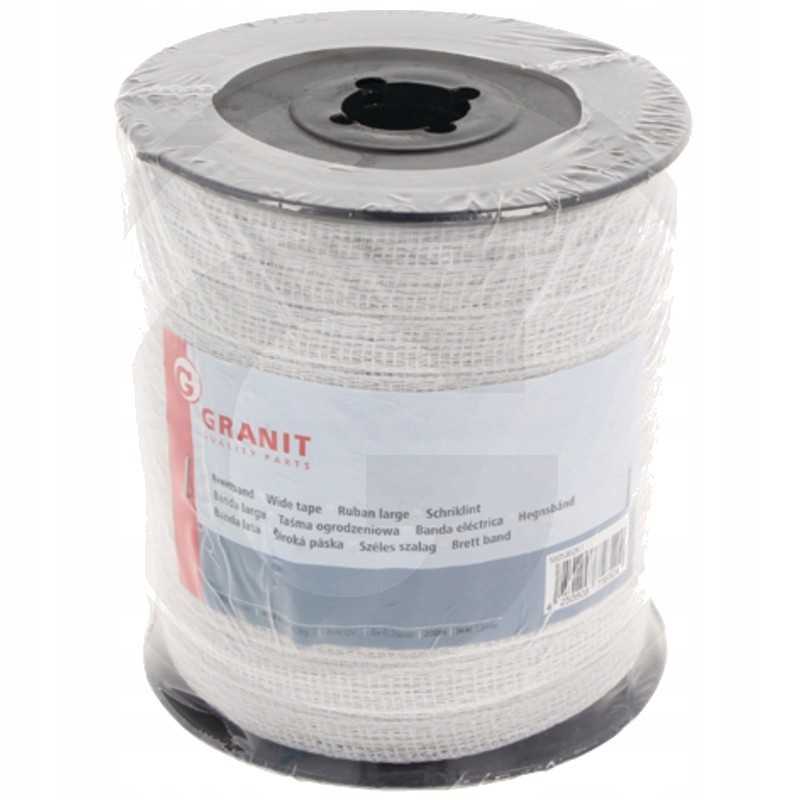 Balta tvoros juosta 200 13mm varža 3 87 ohm m