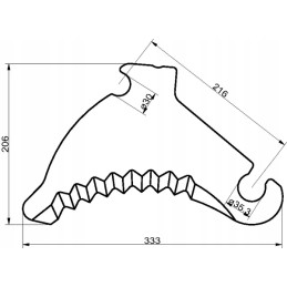 Peilis rulonų presui