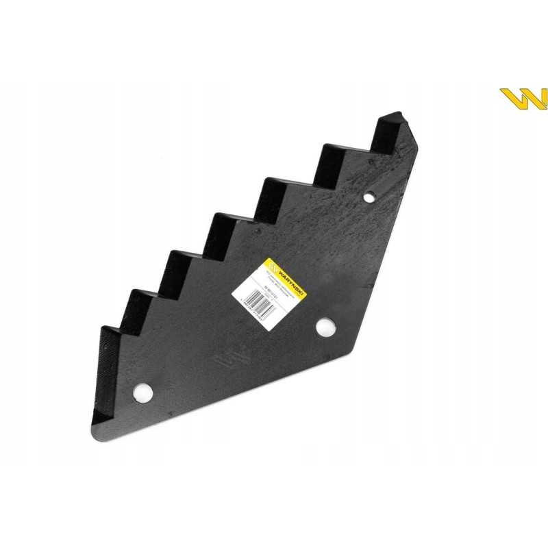 Pašarų vagono geležtė naudojama su trioletu stollu Warynski