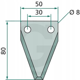 Peilis siloso pjaustymui ir šėrimo granulėms