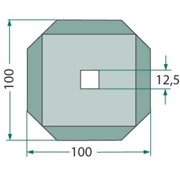 Kuhn 527229 pašarų vagono pjovimo peilis