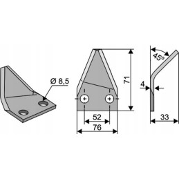 Pašarinio vagono ašmenys, kairėje, seko