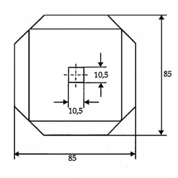 Peilis Seko Strautmann pašarų vagonui 85x85mm