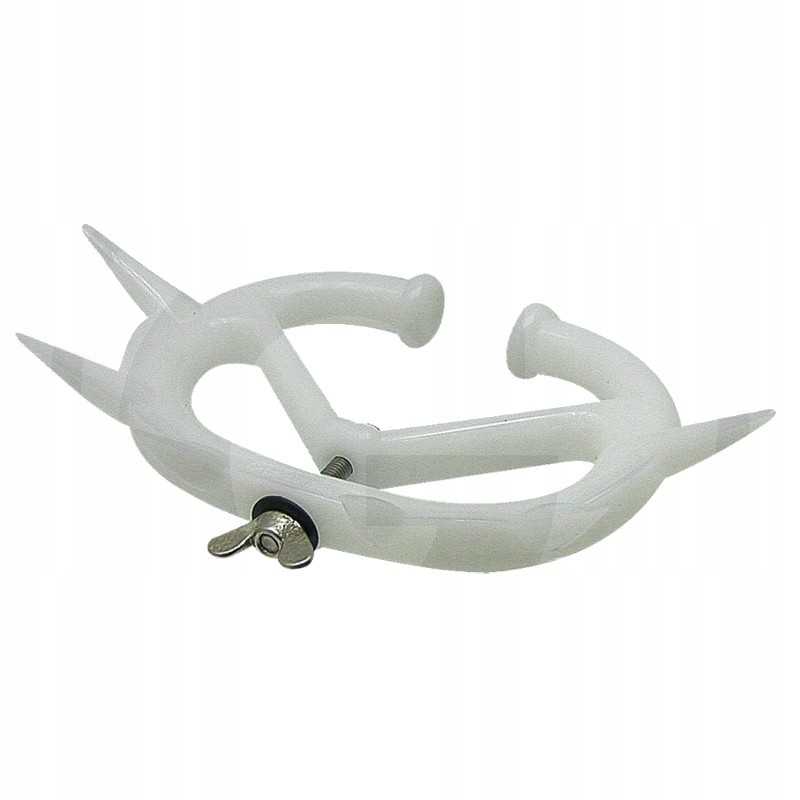 Savaiminis nosies žiedas, baltas, mažas