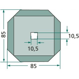 Zago 527226 pašarų vagono pjovimo peilis