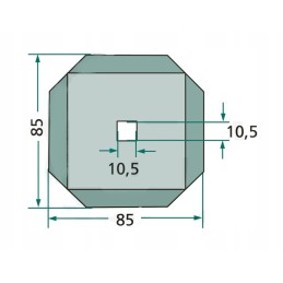 Zago 527226 pašarų vagono pjovimo peilis