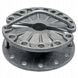 Fiksuotas tvoros vielos įtempiklis su bloko laikikliu