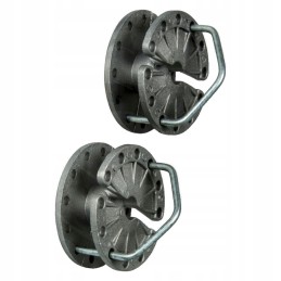 Fiksuotas tvoros vielos įtempiklis su bloko laikikliu