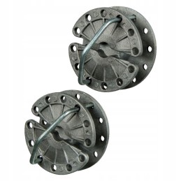 Fiksuotas tvoros vielos įtempiklis su bloko laikikliu