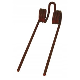 Dvigubas lfe rotacinis grėblio noragas