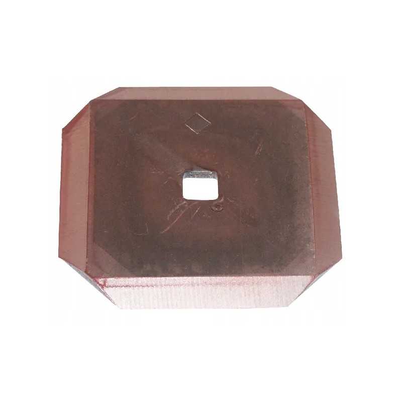 Tiekimo vagono ašmenys 85x85x4 mm tinka Strautmann Seko