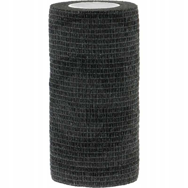 Equilastinis tvarstis juodas 10cmx4 5m elastinis p