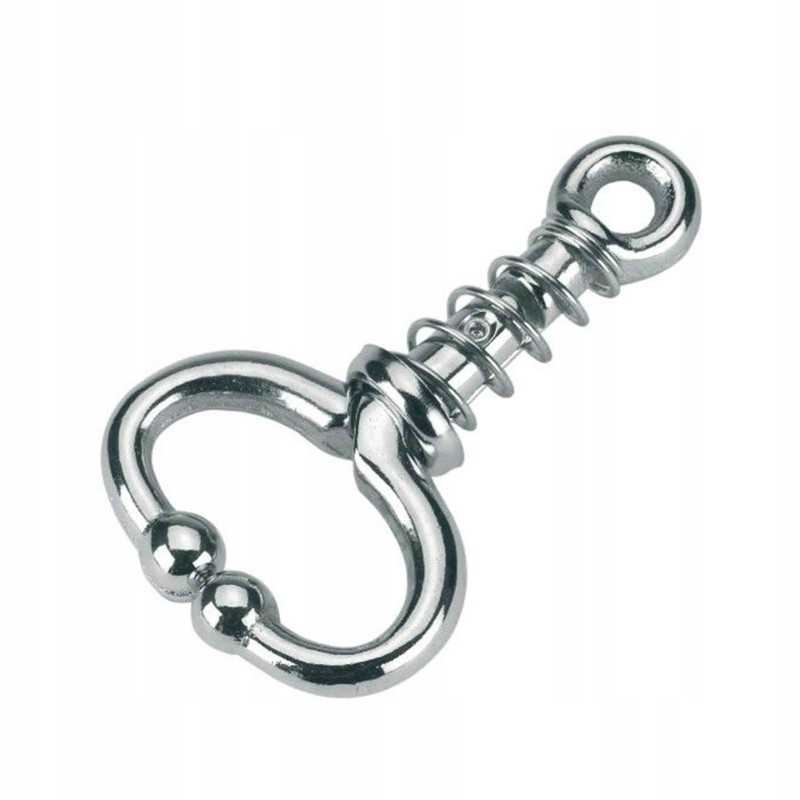 Nosies žnyplių laikiklis jaučiui su spyruokliniu kerbliu