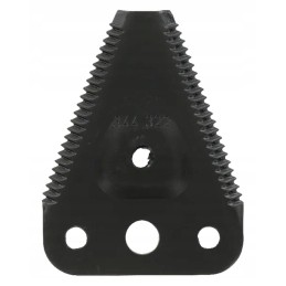 Peiliu pjaustoma busačio danties viršūnė