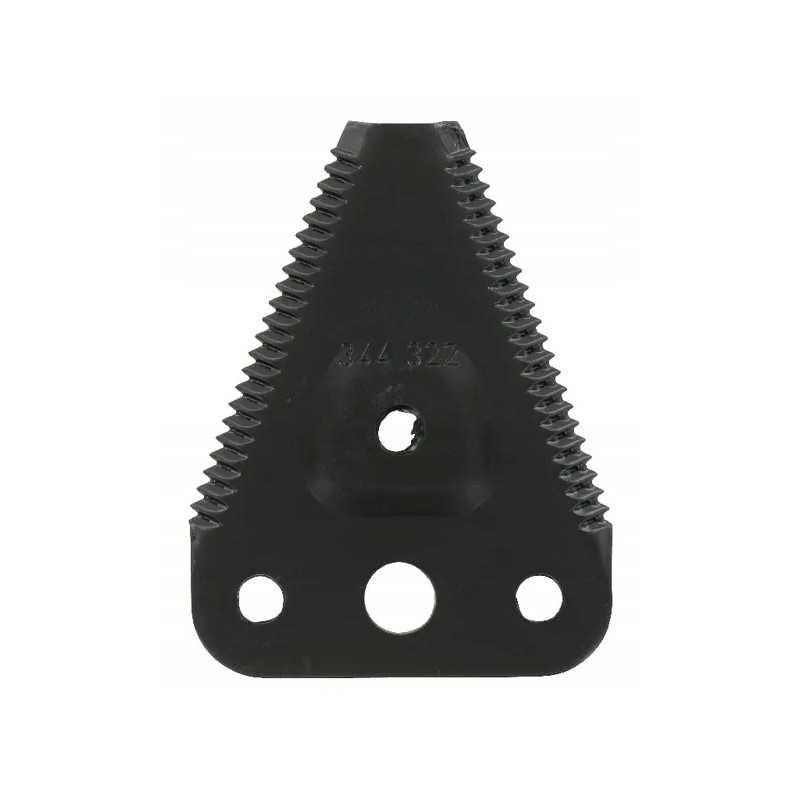 Peiliu pjaustoma busačio danties viršūnė