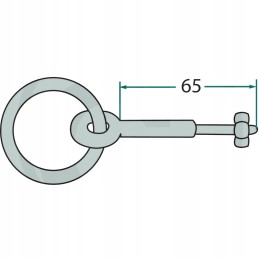 Cinkuotas gaudymo žiedas m12 9 5x42mm