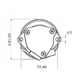 Kuro siurblys deutz bf4m1012 bf6m1013 ratas 85mm