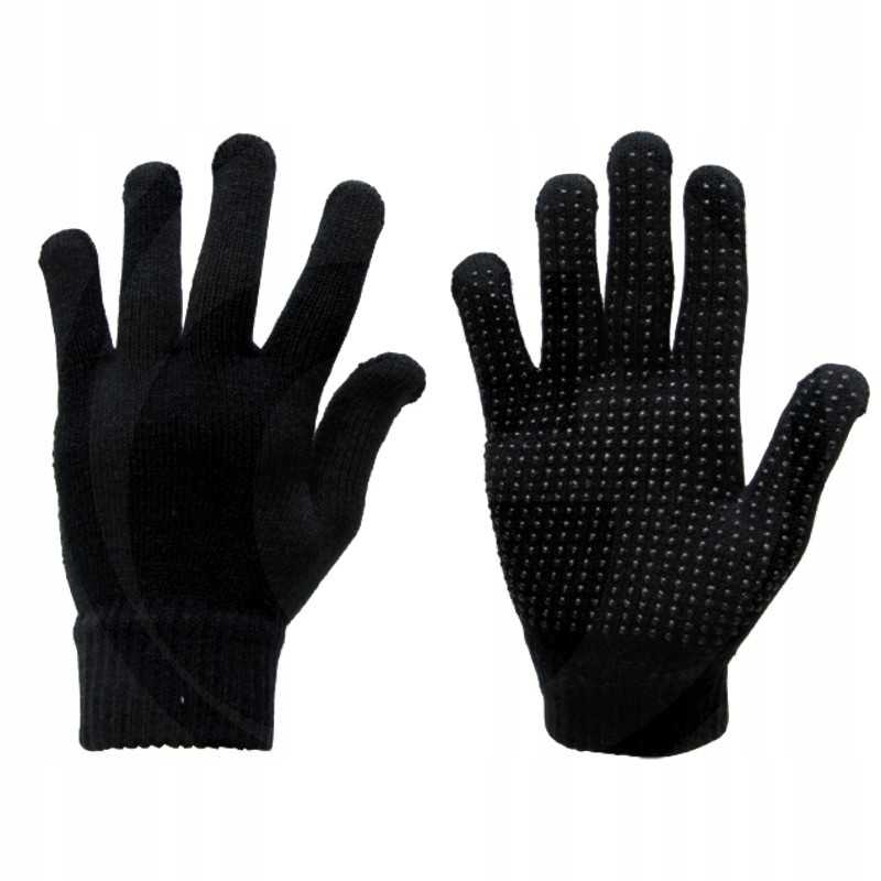 Juodos XL jojimo pirštinės su pastiprinimu ir užsegimu