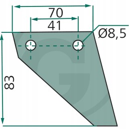 Peiliai pašarų vagonams granitas 4-5 mm