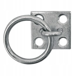 Cinkuotas rišimo žiedas su 4 skylutėmis