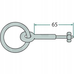 Cinkuotas gaudymo žiedas m12 9 5x42mm