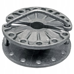 Fiksuotas tvoros vielos įtempiklis su bloko laikikliu