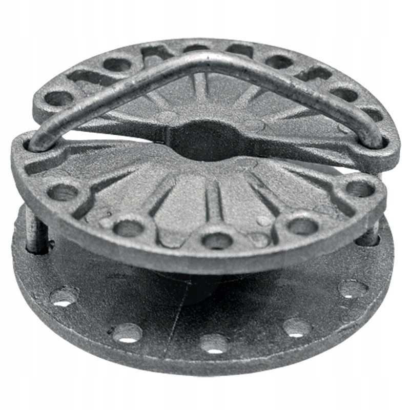 Fiksuotas tvoros vielos įtempiklis su bloko laikikliu