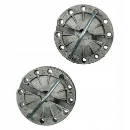 Fiksuotas tvoros vielos įtempiklis su bloko laikikliu