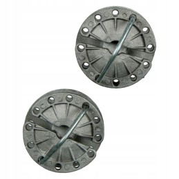 Fiksuotas tvoros vielos įtempiklis su bloko laikikliu