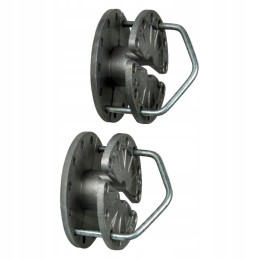 Fiksuotas tvoros vielos įtempiklis su bloko laikikliu