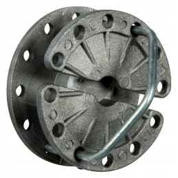 Fiksuotas tvoros vielos įtempiklis su bloko laikikliu