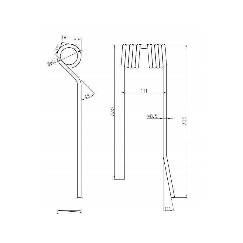 Karuselės sukimo mašinos pirštas yra vyriškas, vidurys dešinėje